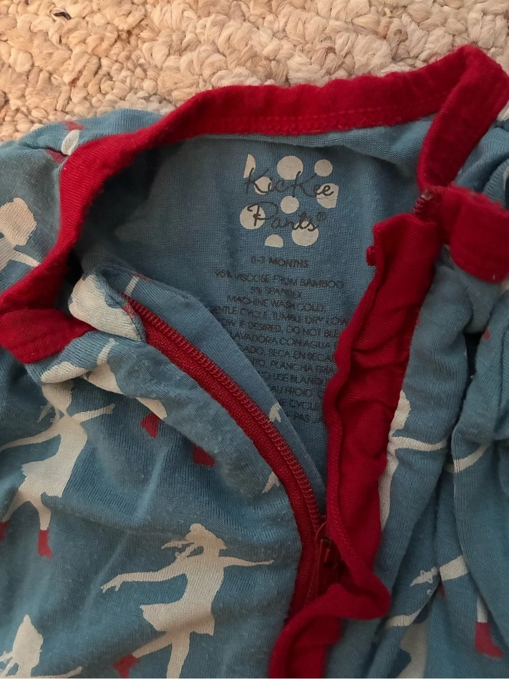 Kickee pants zip up footie pajamas